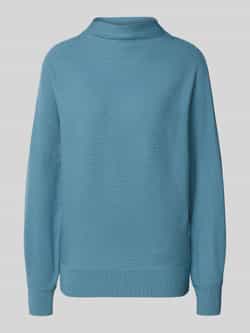 Zero Gebreide pullover van viscosemix met opstaande kraag