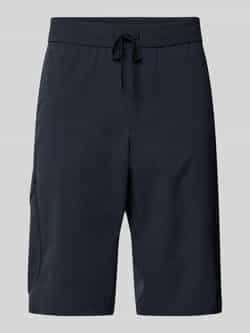 BOSS Green Regular fit korte cargobroek met elastische band model 'Urbanex'