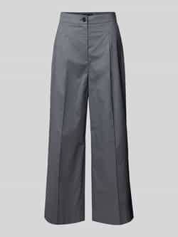 LUISA CERANO Wide leg bandplooibroek met elastische band
