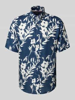 Tommy Hilfiger Linnen overhemd LINEN TROPICAL PRT SS RF SHIRT