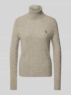 Polo Ralph Lauren Vintage Lange Mouw Pullover Sweater Gray Dames