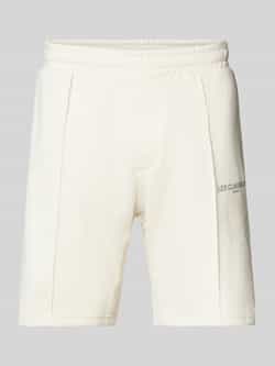 Only & Sons Regular fit sweatshorts met vaste persplooien