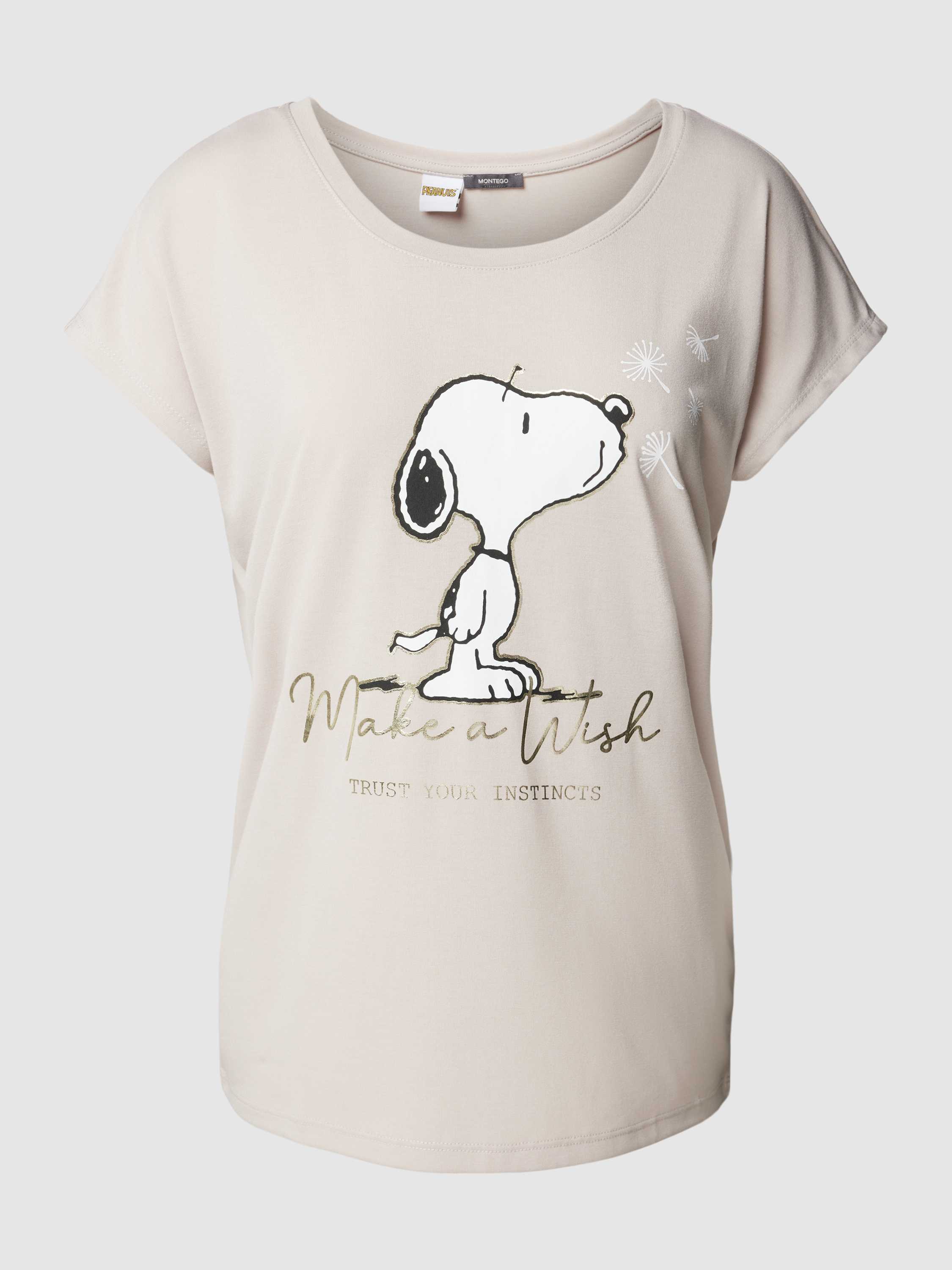 Montego T-shirt met Peanuts -print