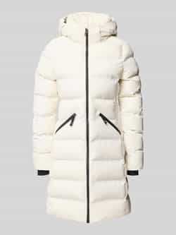 Superdry Regular fit lange jas in doorgestikte look model 'City'