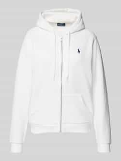 Polo Ralph Lauren Witte Sweater met Capuchon en Rits White Dames