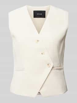 Opus Gilet met asymmetrische knoopsluiting model 'Wantia'