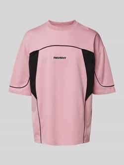 REVIEW Oversized T-shirt met labelprint