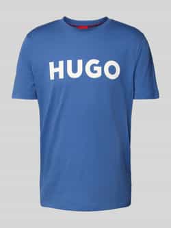 HUGO T-shirt met labelprint model 'DULIVIO'