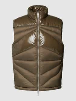 Armani Exchange Bodywarmer met ritszakken model 'Glossy MatMix'