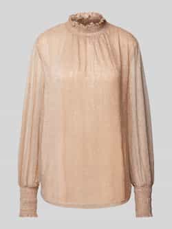 MOS MOSH Elegante Glam Blouse in Indian Tan Beige Dames