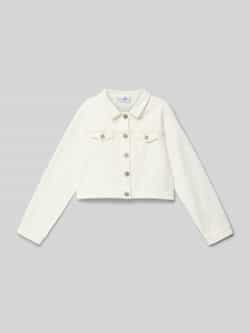 Happy Girls Regular fit jeansjack met kant