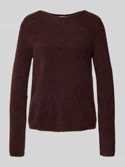 Marc O'Polo Regular fit gebreide pullover van scheerwolmix met alpaca
