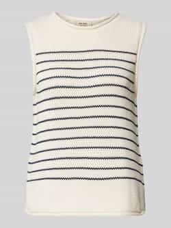 MOS MOSH Gebreide top met ronde hals model 'AUBIN'