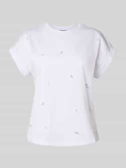 Zero T-shirt met siersteentjes