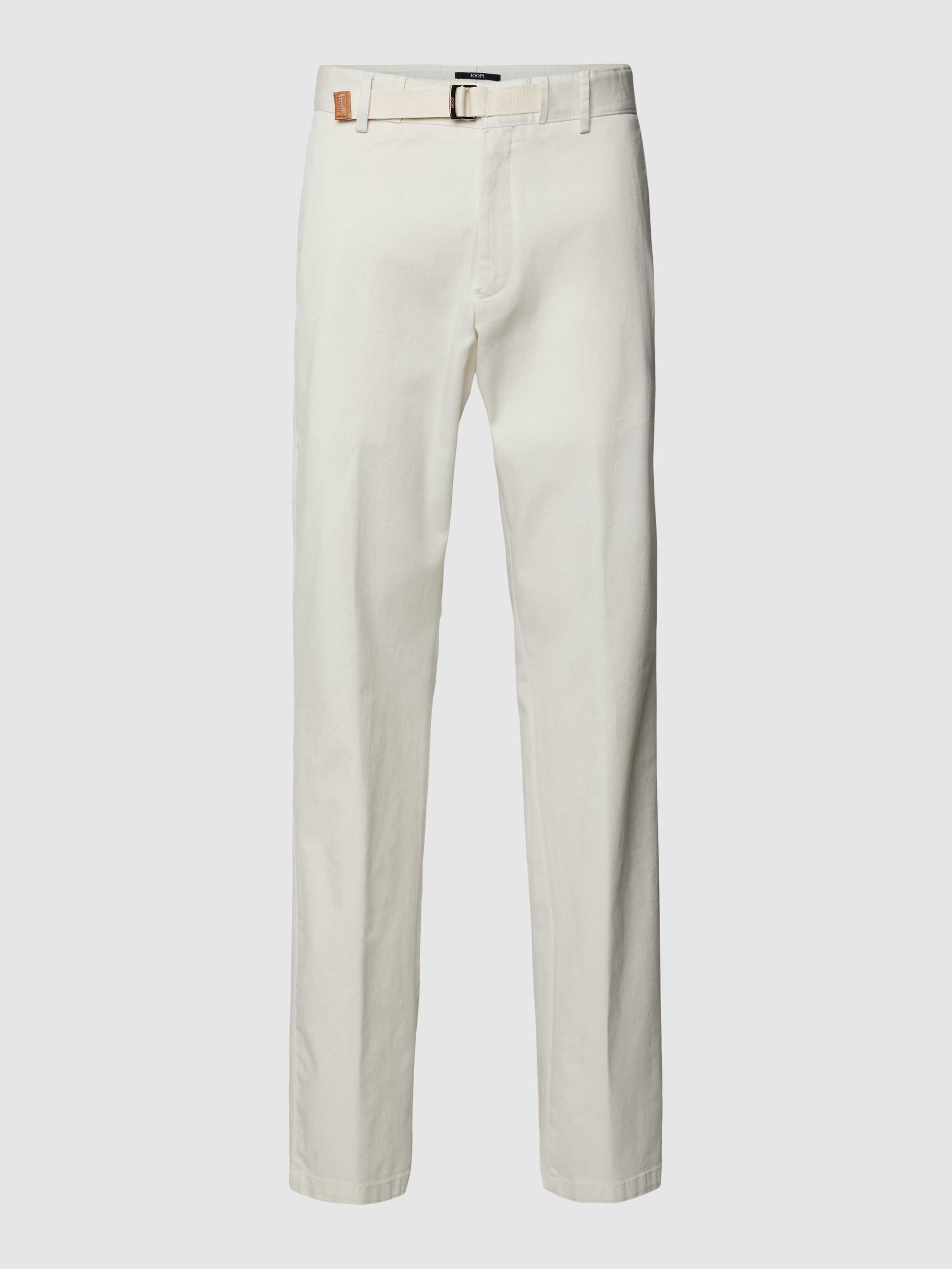 JOOP! Collection Slim fit broek met riem model 'Harroween'