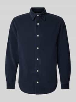 Redefined Rebel Regular fit corduroy overhemd met kentkraag model 'TRISTAN'
