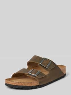 Birkenstock Slippers van leer met doornsluiting model 'Arizona'