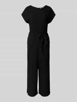 Tom Tailor Denim Regular fit jumpsuit in culottestijl met tailleriem