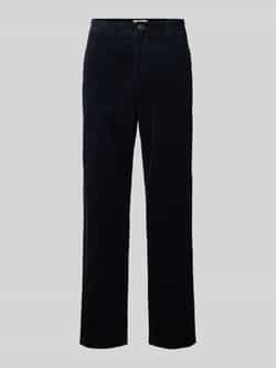 Les Deux Straight fit stoffen broek in ribcordlook model 'Kody'