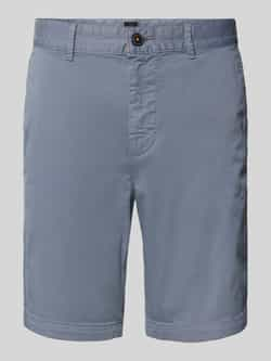 Hugo Boss Blauwe Chino-Slim-Short voor heren Blue Heren