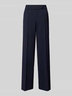 BRAX Wide leg stoffen broek met vaste persplooien model 'Style.Maine'