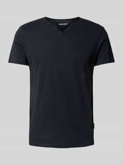 Blend Of America T-shirt Korte Mouw T-shirt à col fendu Aston Regular fit