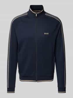 Boss Sweatjack met opstaande kraag