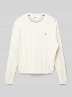 Tommy Hilfiger Teens Gebreide pullover met logostitching