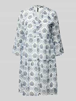 Vero Moda Getailleerde mini-jurk met semi-transparante mouwen model 'SMILLA'