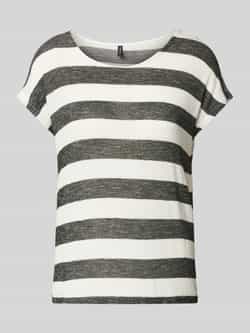 Vero Moda Relaxed fit T-shirt in viscosemix model 'WIDE STRIPE'