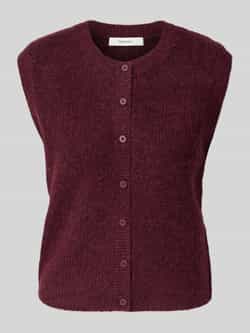 Selected Femme Regular fit mouwloos vest van wolmix model 'LULU'