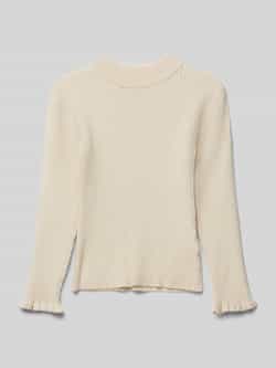Name it MINI longsleeve NMFVIANNA zand Beige Meisjes Viscose Ronde hals 104