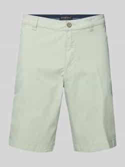 Bugatti Regular fit korte chino met ceintuurlussen model 'Flat'
