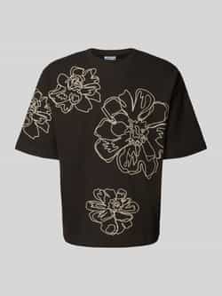 JAKE*S STUDIO MEN Relaxed fit T-shirt met ronde hals
