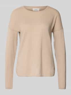 FYNCH-HATTON Gebreide pullover van puur kasjmier met ronde hals