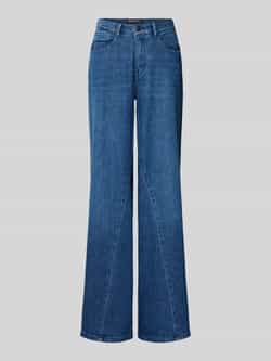 MAC Korte jeans met wijde pijpen