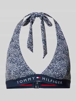 Tommy Hilfiger Bikinitop met labelstitching op de onderbusteband
