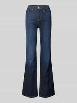 Joop! Dames Flared Jeans Donkerblauw Blue Dames