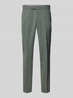 Carl gross Regular fit bandplooibroek met wol model 'Sendrik'