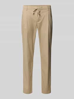 Tommy Hilfiger Tapered fit broek van katoenmix