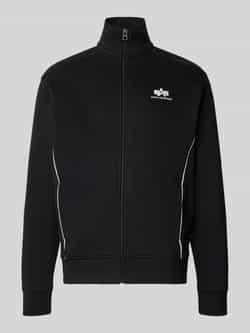 Alpha industries Sweatjack met logo met opstaande kraag