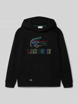 Lacoste Regular fit hoodie van katoenmix model 'CORE'