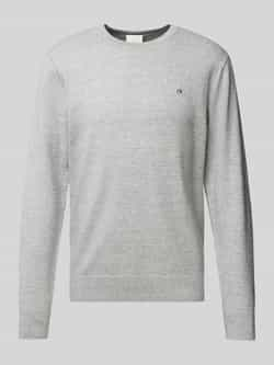 CK Calvin Klein Gebreide pullover met labelstitching