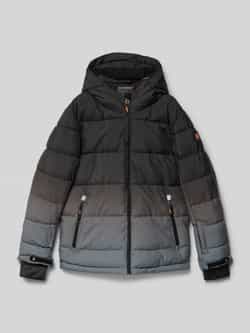 Killtec Regular fit gewatteerd jack met logo-applicatie