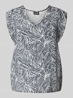 Pieces Regular fit blousetop met V-hals model 'NYA'