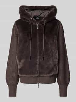 Monari Gebreid jack met capuchon