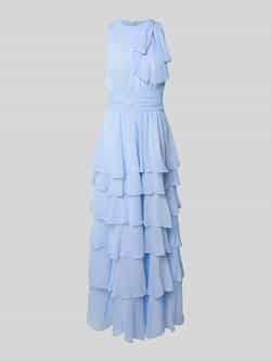 NEO NOIR Maxi-jurk in laagjeslook model 'MARLI SOLID CHIFFON DRESS'
