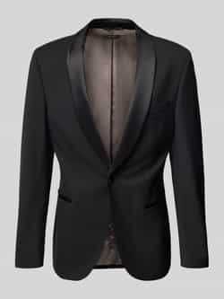 MCNEAL Slim fit 1-knoops colbert met reverskraag