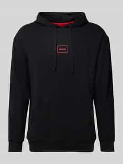 HUGO Regular fit hoodie van katoenmix model 'LAZE'