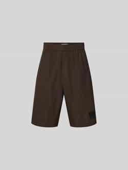 Wood Sweatshorts met elastische band